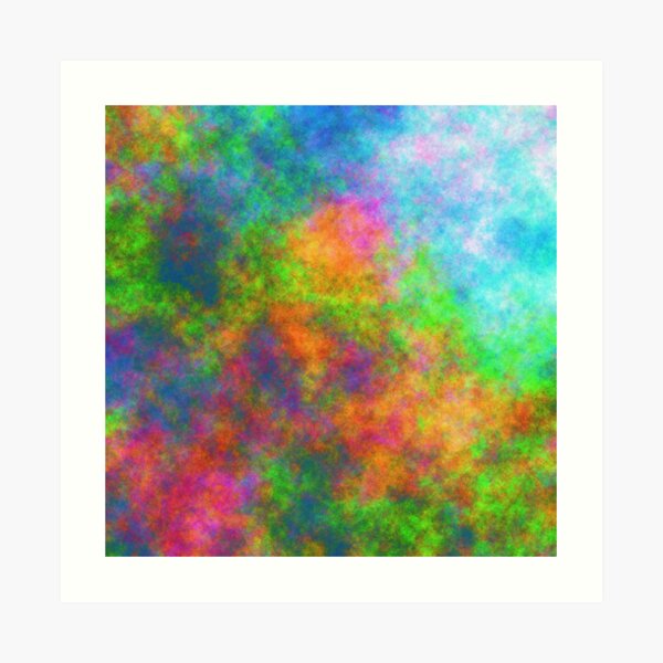 Abstraction of underwater forest Art Print