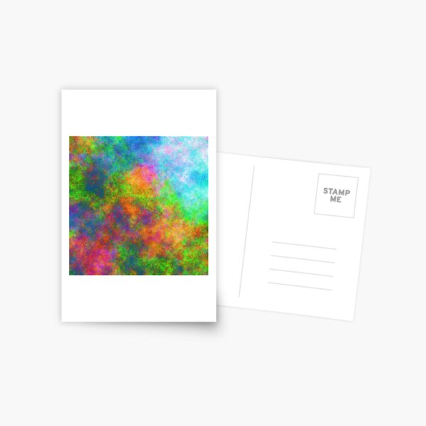 Abstraction of underwater forest Postcard