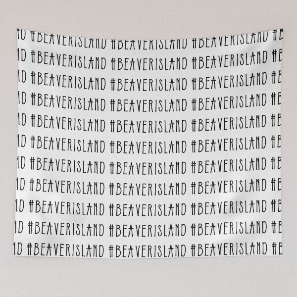 Item preview, #beaverisland in black and white -Michigan - Beaver Island archipelago in Lake Michigan - America's Emerald Isle - Charlevoix designed and sold by smooshfaceutd.