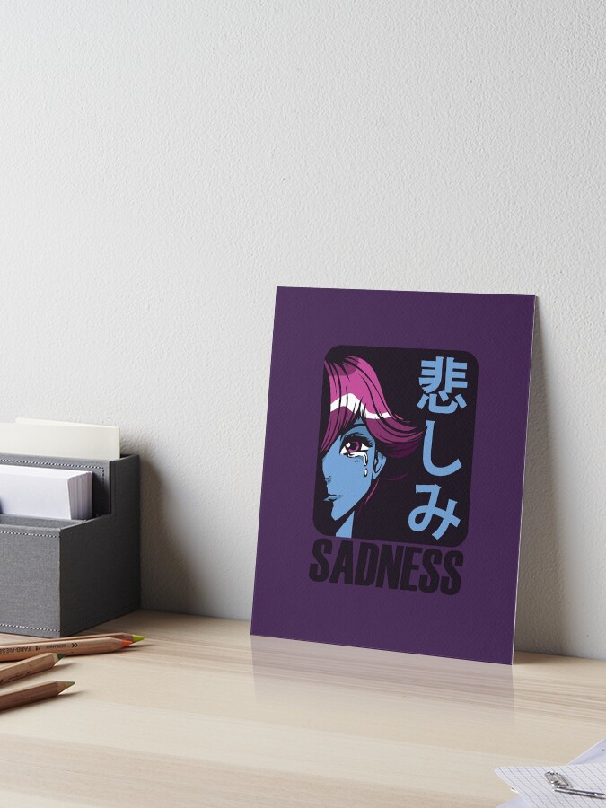 Help Me - Sad Anime Girl | Art Board Print