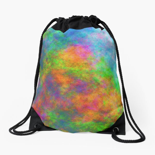 Abstraction of underwater forest Drawstring Bag