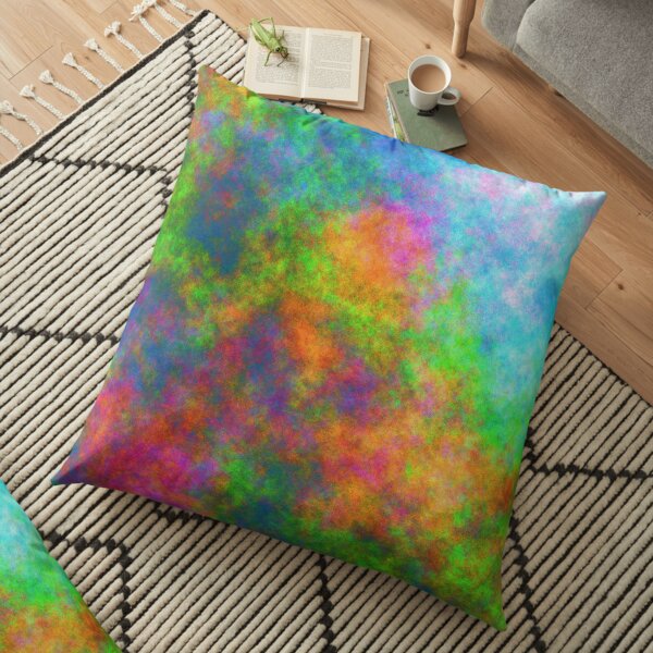 Abstraction of underwater forest Floor Pillow
