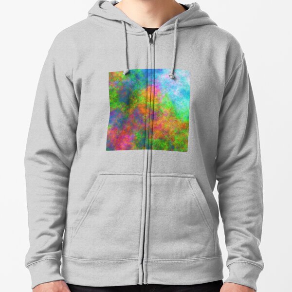 Abstraction of underwater forest Zipped Hoodie