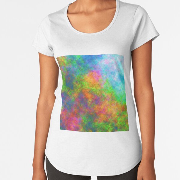 Abstraction of underwater forest Premium Scoop T-Shirt