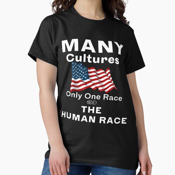 Vista previa del artículo con la obra «Culturas América Estados Unidos Razas Etnias Humanos Unidad Patriótica Nacionalidades», diseñado y vendido por NoGrayDays1.