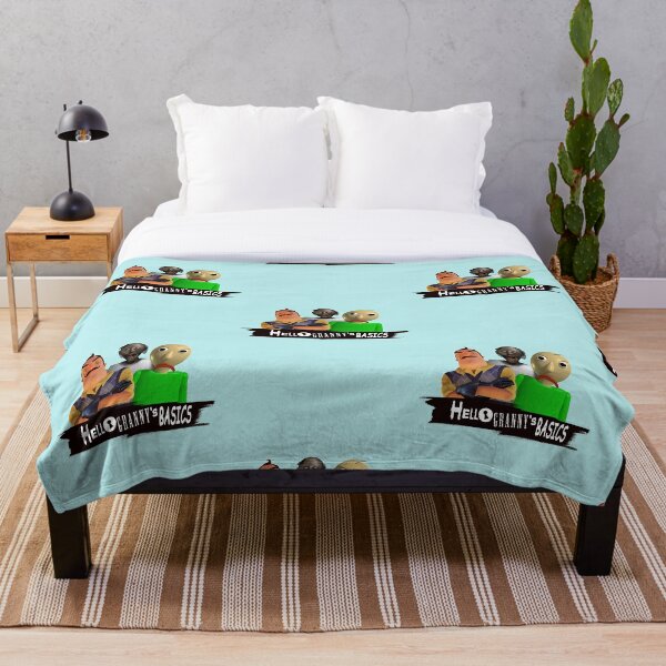 Baldi Throw Blankets Redbubble - codes for granny baldis basics roblox 2019