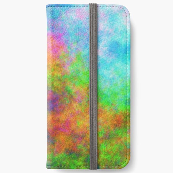 Abstraction of underwater forest iPhone Wallet