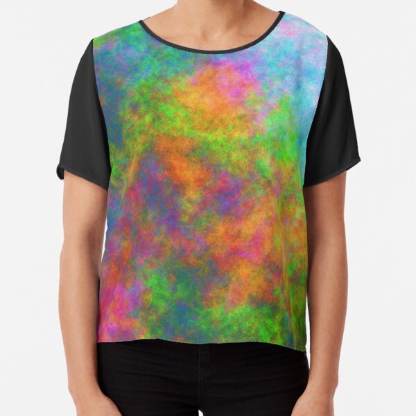Abstraction of underwater forest Chiffon Top