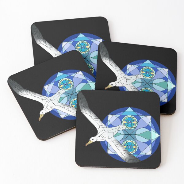 Item preview, stained glass albatros designed and sold by corbeauprophet.
