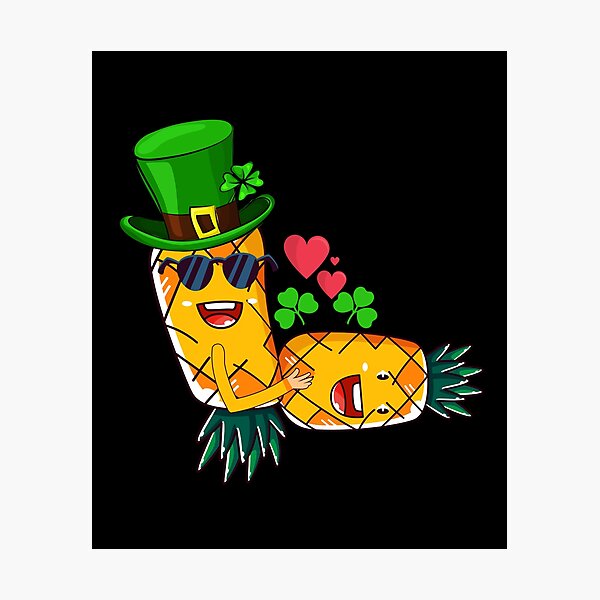 Leprechaun Upside Down Pineapple Having Sex Photographic Print By