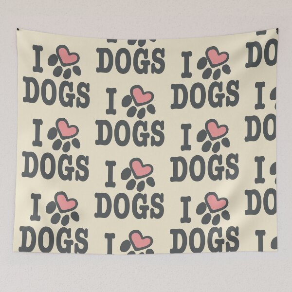 Item preview, I love dogs designed and sold by Retro-Freak.