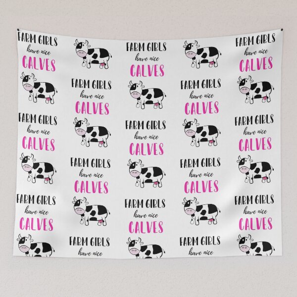 Item preview, Farm Girls Have Nice Calves designed and sold by PinkPandaPress.