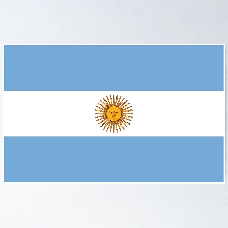 Flag of argentina Sticker