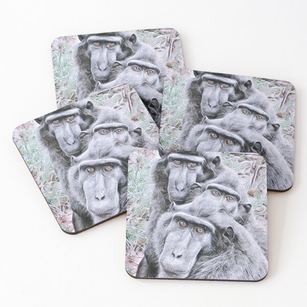 Item preview, Critically Endangered - Sulawesi Crested Macaque designed and sold by Bluelizzy.