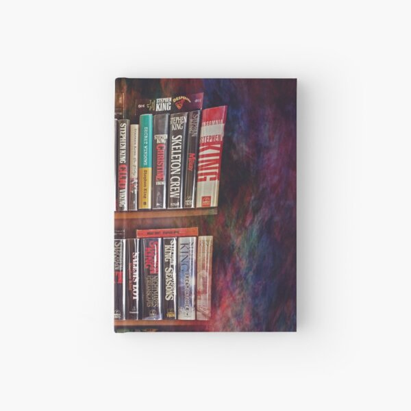Stephen King Books on Shelves Hardcover Journal