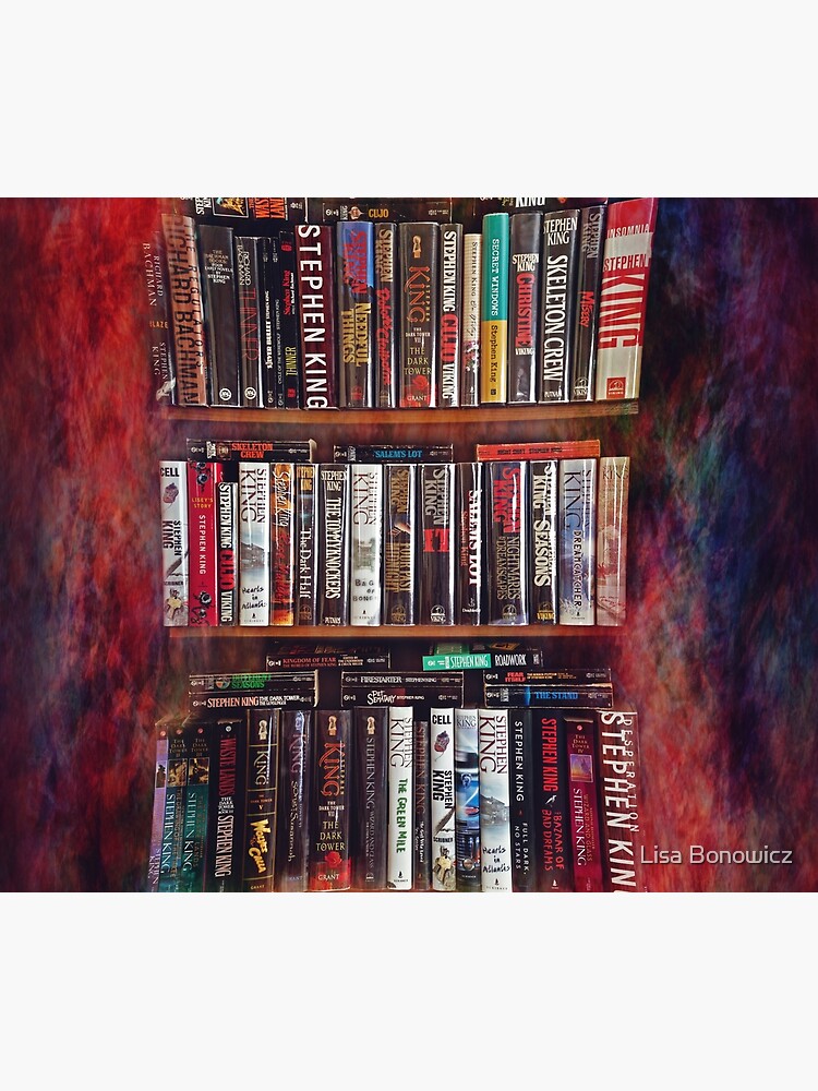 Stephen King Books on Shelves by lisabonowicz