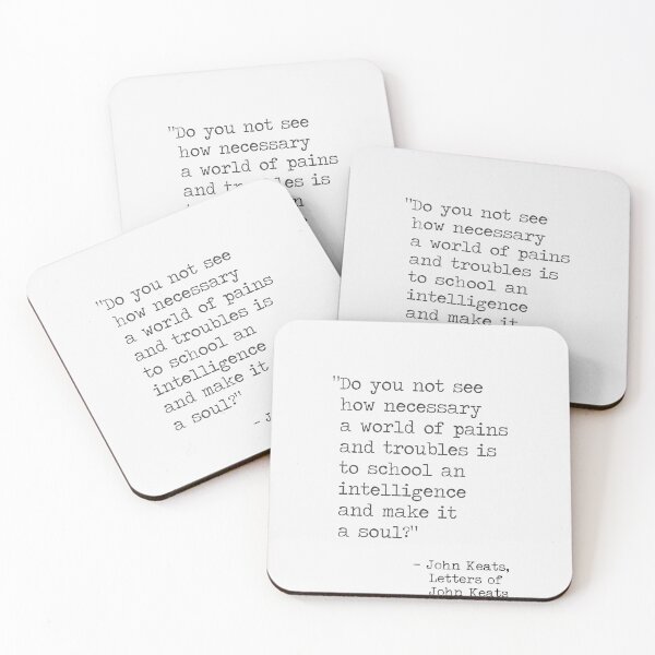 Item preview, John Keats quote  designed and sold by Ariana Mila -  Awesome quotes.
