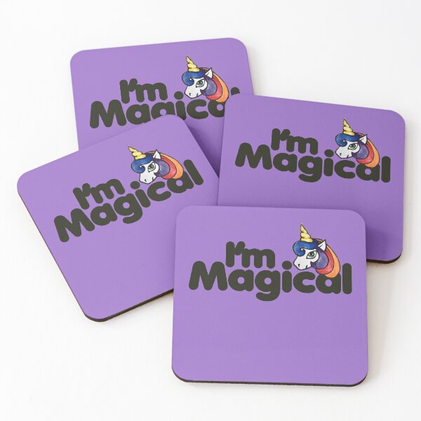 Item preview, I'm magical Unicorn art designed and sold by FrictionMaxxing.