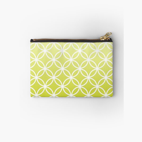 Item preview, Chartreuse Ombre Lattice Circles designed and sold by ImageNugget.
