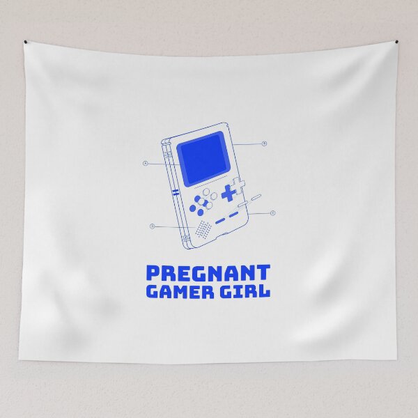 Item preview, Pregnant Gamer Girl designed and sold by EdifyEra.