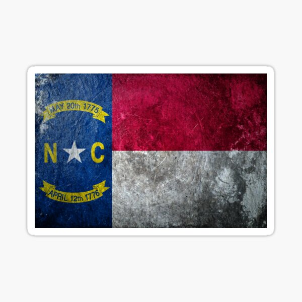 North Carolina Grunge Sticker