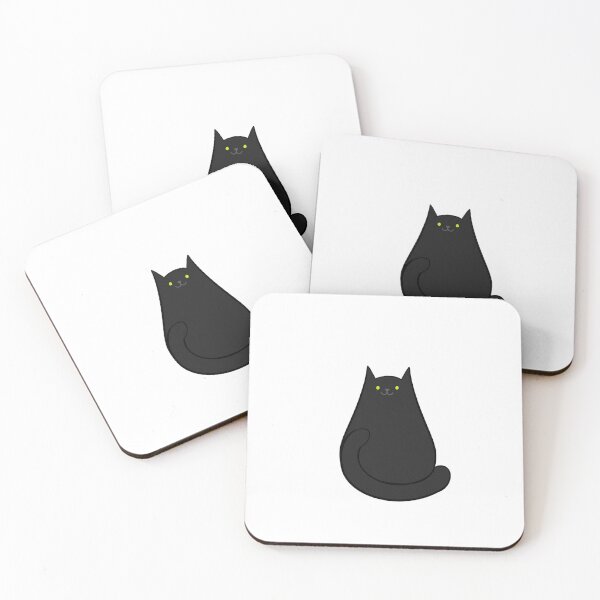 Item preview, Black cute cat designed and sold by Ann-Art.