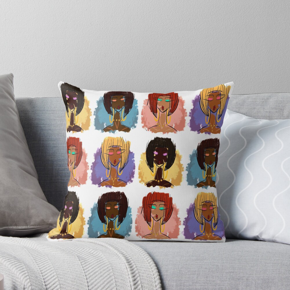 Item preview, Throw Pillow designed and sold by DAMCDesigns.