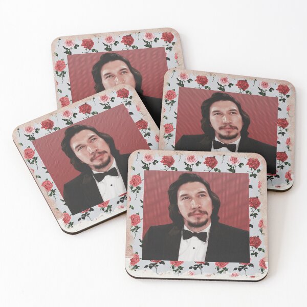 Item preview, Floral Border Adam Driver Edit designed and sold by goon-squad.