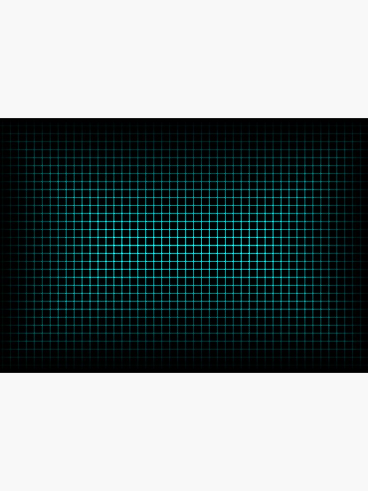 Optical Illusion Grid in Black and Neon Green by podartist