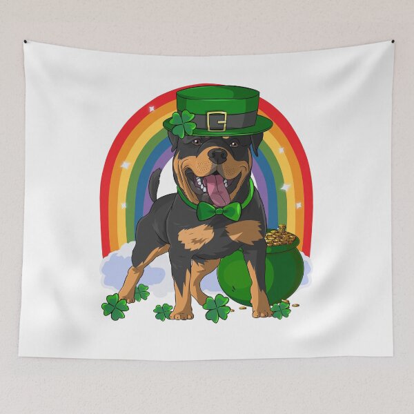 Item preview, Rottweiler Leprechaun St Patricks Day  designed and sold by Nosek1ng.