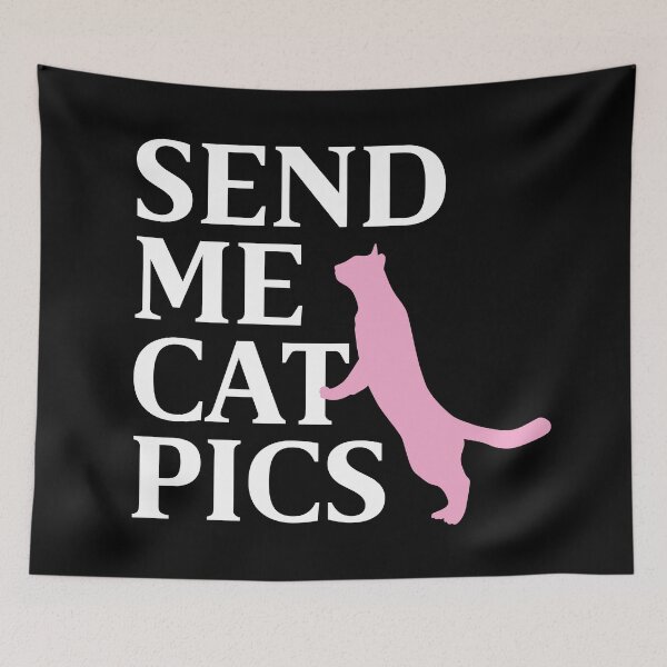 Item preview, SEND ME CAT PICS designed and sold by EdsTshirts.
