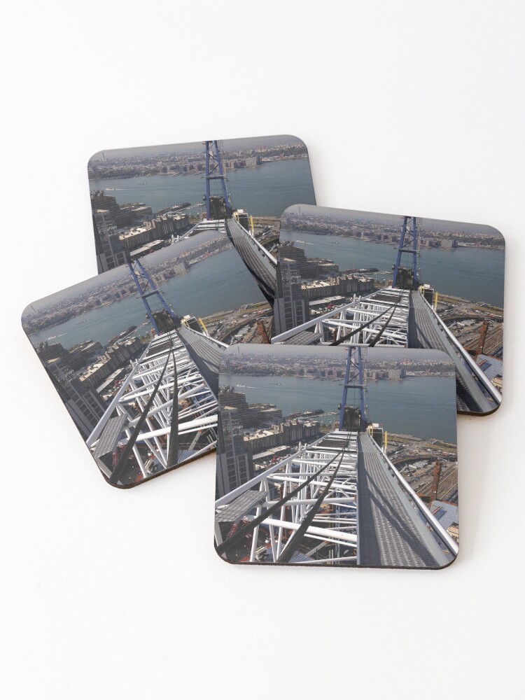 Thumbnail 1 of 5, Coasters (Set of 4), Tower Crane designed and sold by constantine.