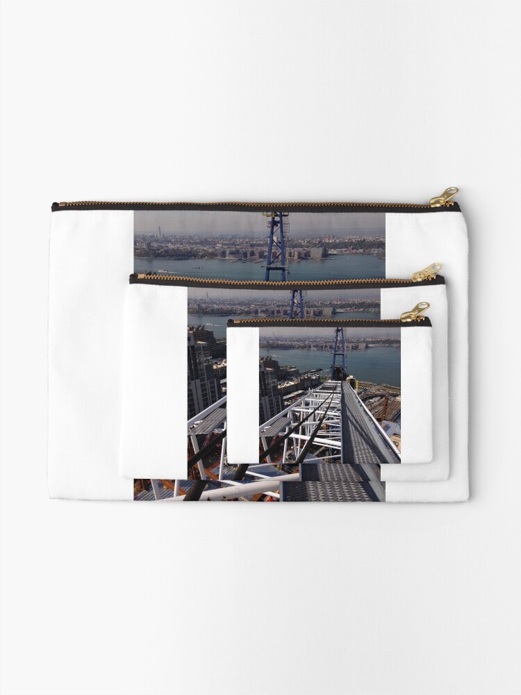 Thumbnail 2 of 4, Zipper Pouch, Tower Crane designed and sold by constantine.