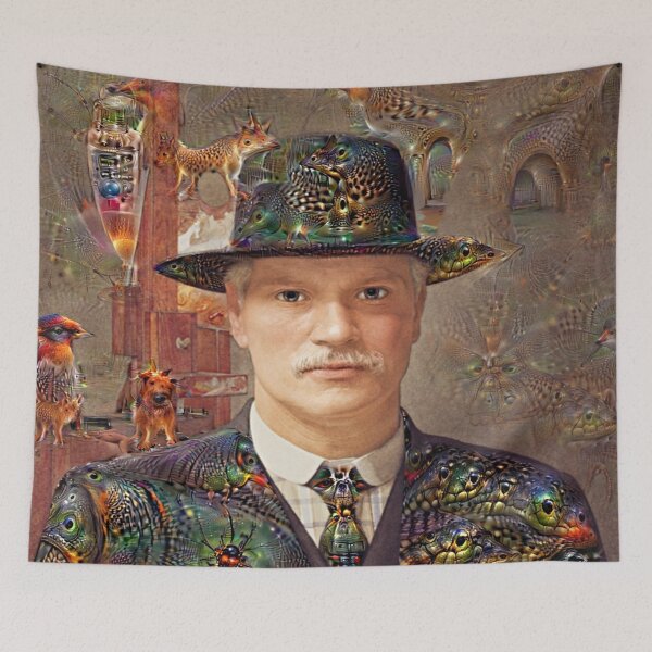 Item preview, Man with Illustrious Jacket DDG designed and sold by RitaMaye.