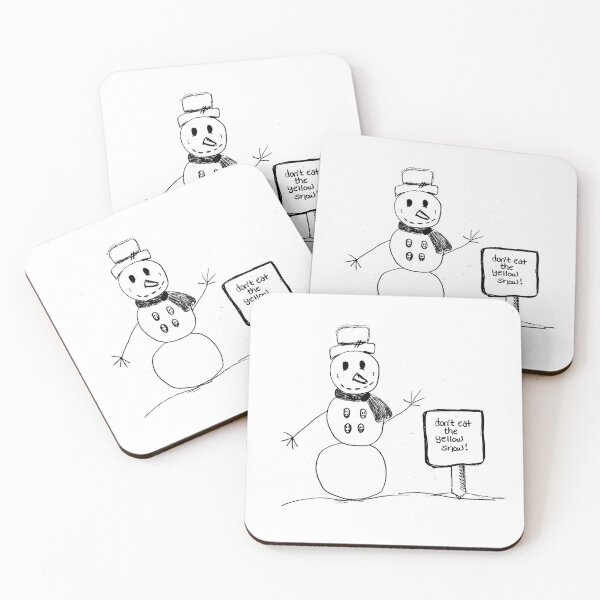 Item preview, Don't Eat the Yellow Snow! designed and sold by nikolaimelnik.