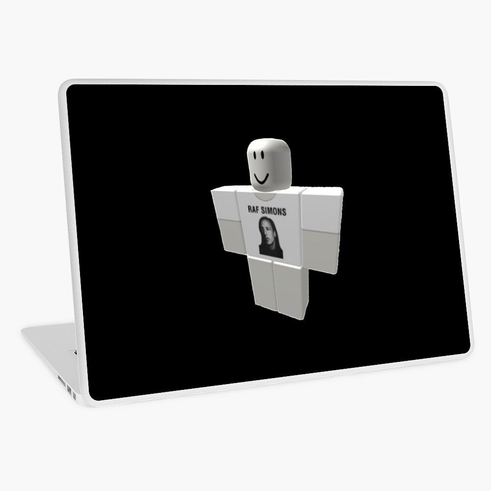 Rick Owens Raf Simons Roblox Meme Laptop Skin By Notjimmystewart Redbubble - roblox raf