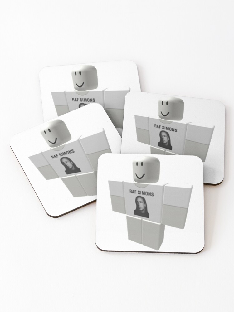 Rick Owens Raf Simons Roblox Meme Coasters Set Of 4 By Notjimmystewart Redbubble - rick owens raf simons roblox meme zipper pouch by notjimmystewart