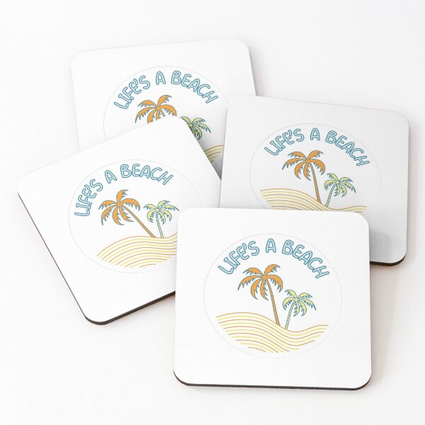 Item preview, life's a beach funny stickers summer designed and sold by BonoxShop.