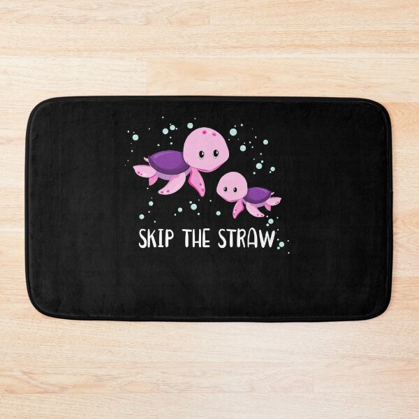 Item preview,  Skip The Straw | Keep the Sea Plastic Free Turtle designed and sold by Ibu83.