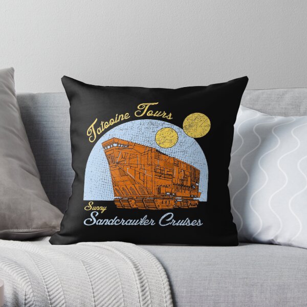 Tatooine Tours Throw Pillow
