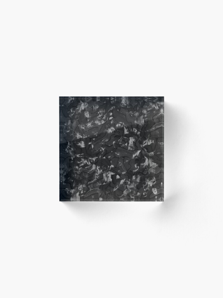 Forged Carbon Fiber Acrylic Block