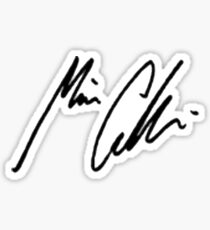 Misha Collins Signature Sticker