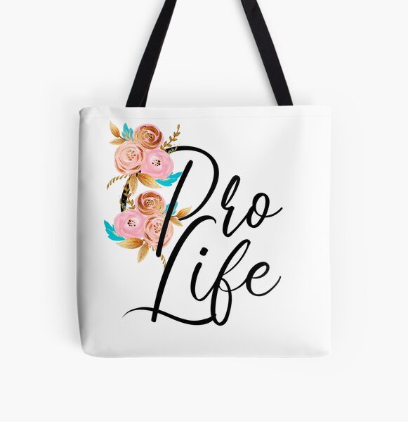 Pro life  All Over Print Tote Bag