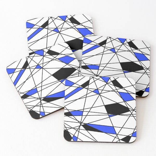 Item preview, Asymmetric Pattern 'Chaos Theory' (Black/Blue Version) designed and sold by Point of View.