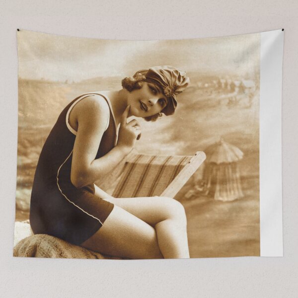 Item preview, Attractive woman from the 20s on the beach designed and sold by Francois Richet.