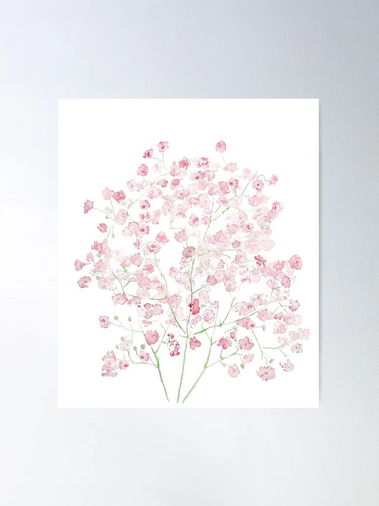 Light Pink Airbrushed Baby's Breath