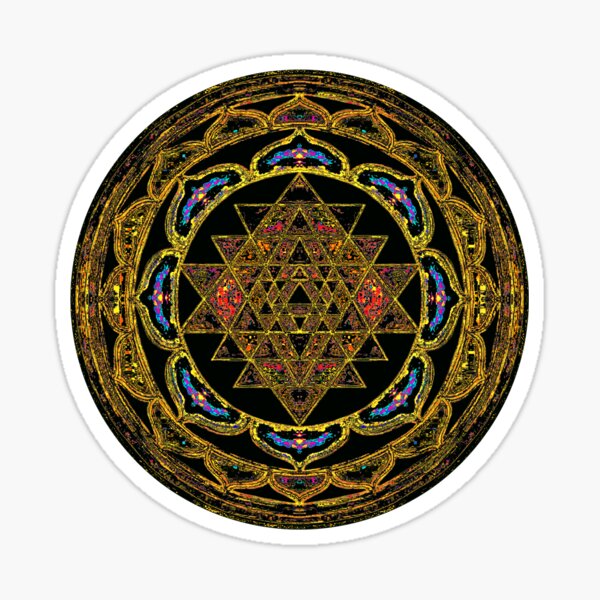 Ultimate Health Wealth Mandala Sticker