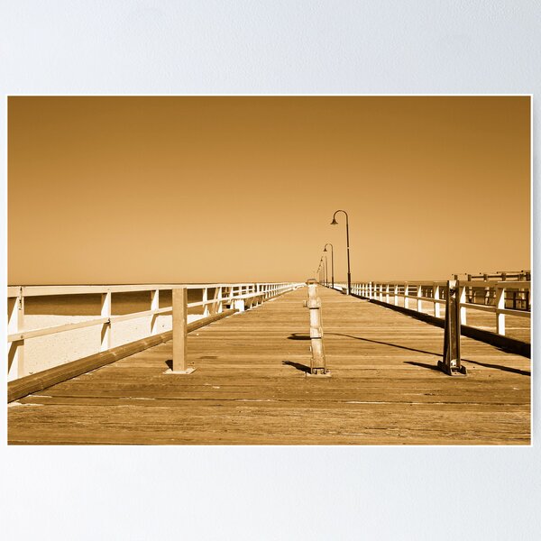 Item preview, The Pier At Middle Park Melbourne designed and sold by ponchkabibel.