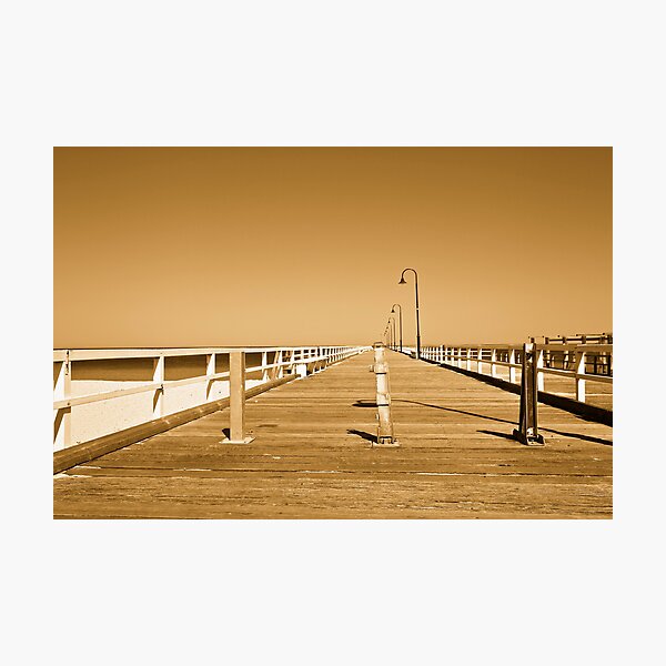 Item preview, The Pier At Middle Park Melbourne designed and sold by ponchkabibel.