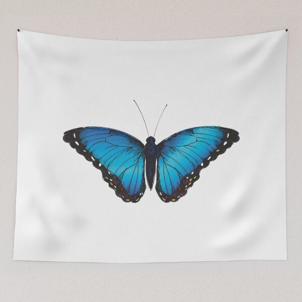 Item preview, Realistic butterfly blue designed and sold by Beautiful Art Designs.